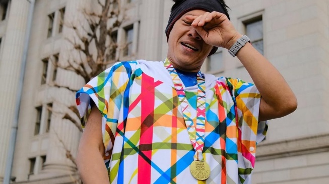 Ariel Noah berhasil finish di Marathon Tokyo 2025 (Instagram)