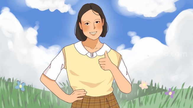 Ilustrasi Ilustrasi orang dengan emosi dan perasaan yang positif. (Tim Desain Grafis Suara.com)