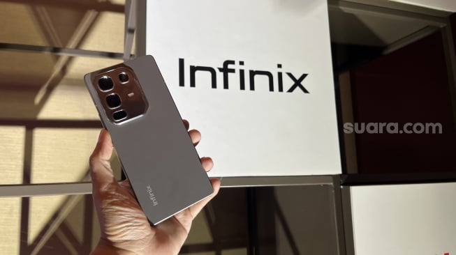 Infinix Note 50 Pro. [Suara.com/Dicky Prastya]