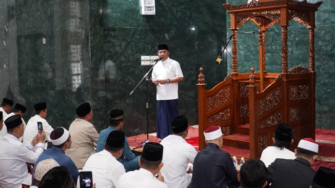 Perkuat Silaturahmi Bersama Forkopimda, HDCU Hadiri Safari Ramadan di Masjid DPRD Sumsel