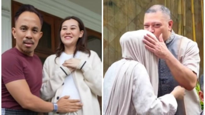 perbandingan interaksi Aaliyah Massaid dan Aurel Hermansyah dengan keluarga (Instagram)