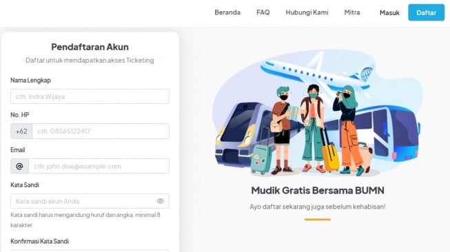 Cara Daftar Mudik Gratis Jasa Raharja 2025 Kuota Terbatas, Cek Syaratnya!