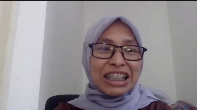 Andriyeni dari Solidaritas Perempuan. (tangkap layar)