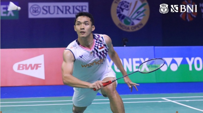 Jonatan Christie, tunggal putra Indonesia akan berlaga di All England Open 2025 (X/INABadminton)