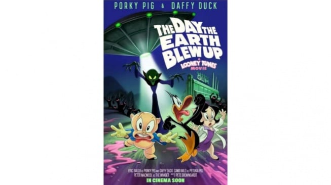 The Day the Earth Blew Up: A Looney Tunes Movie, Daffy dan Porky Lawan Alien!