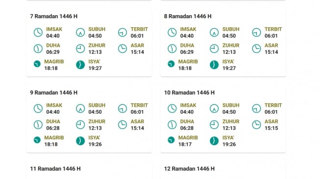 Jadwal Imsakiyah Kota Bandar Lampung Jumat 7 Maret 2025