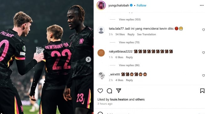 Bikin Malu! Kevin Diks Cedera, Trevor Chalobah Dapat Serangan Rasis dari Netizen +62 [Tangkap layar Instagram]