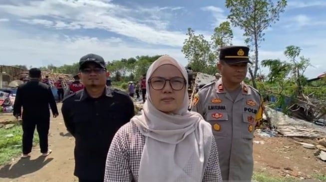 Angin Puting Beliung Terjang Indramayu, Puluhan Rumah Rusak, Tujuh di Antaranya Ambruk