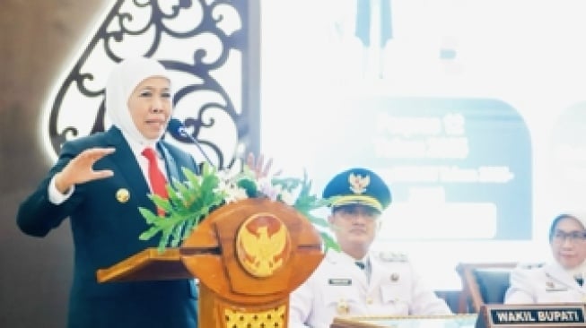 Gubernur Provinsi Jawa Timur mengingatkan agar program daerah selaras dengan provinsi dan nasional (Dok: Pemprov Jatim)