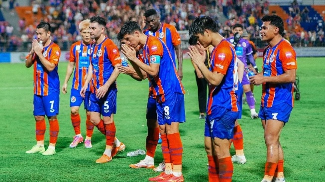 Asnawi Mangkualam, bek Timnas Indonesia saat membela Port FC di Liga Thailand. [Dok. IG asnawi mangkualam]