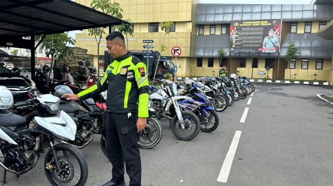 Nekat Balap Liar di Bulan Ramadan, Polres Sukoharjo Amankan 38 Motor dan 44 Pemuda