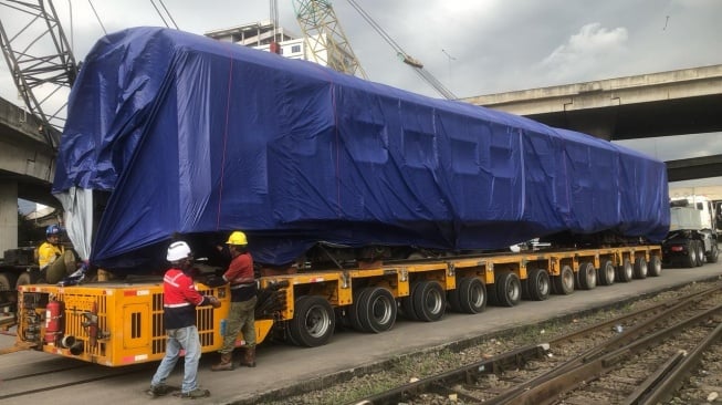 Kedatangan kereta baru di Sumatera Barat. (Suara.com/ istimewa)