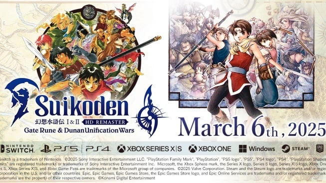 Game Suikoden I&II HD Remaster. [Konami]