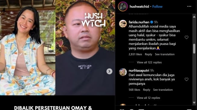 Farida Nurhan tanggapi isu Codeblu lakukan tindak pemerasan (Instagram)