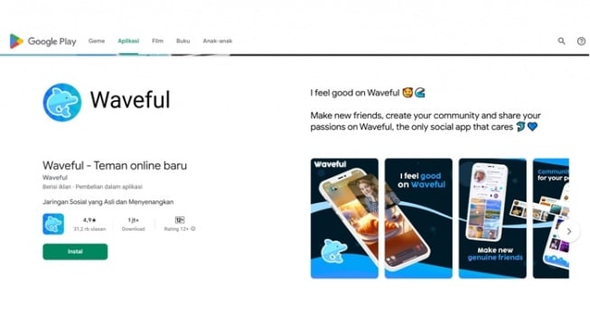 Aplikasi Wavepul. [Tangkapan layar play store]