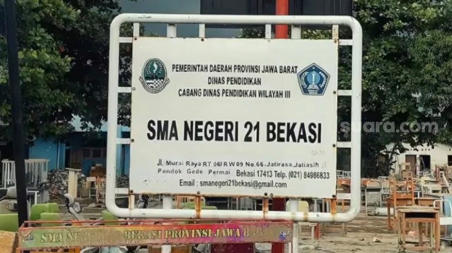 Cerita Siswa SMAN 21 Bekasi Gagal Ujian Gegara Gedung Sekolah Diterjang Banjir