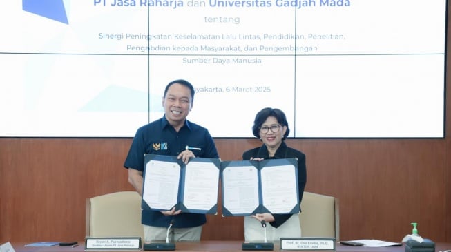 Jasa Raharja Gandeng UGM Sosialisasikan Keselamatan Berkendara ke Mahasiswa