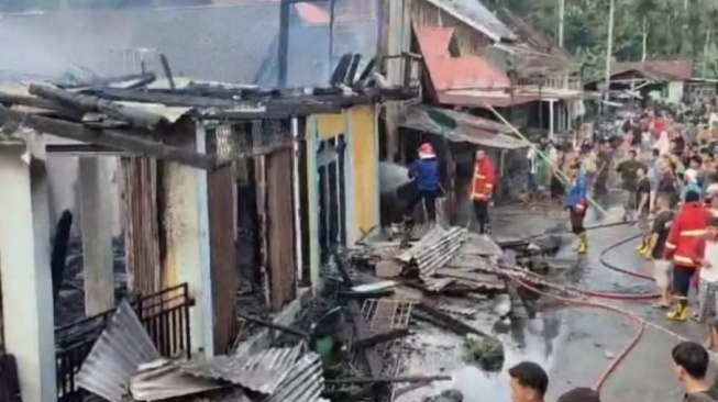 10 Rumah di Padang Pariaman Ludes Terbakar, Kerugian Capai Rp 2 Miliar