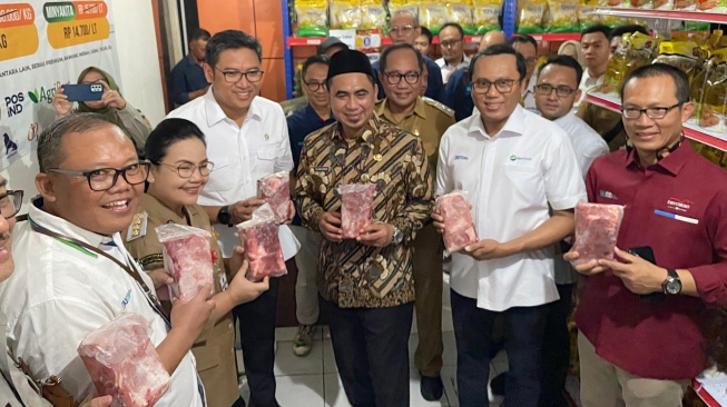 PPI Jual Daging Kerbau Rp75.000 per Kg di Operasi Pasar Kantor Pos