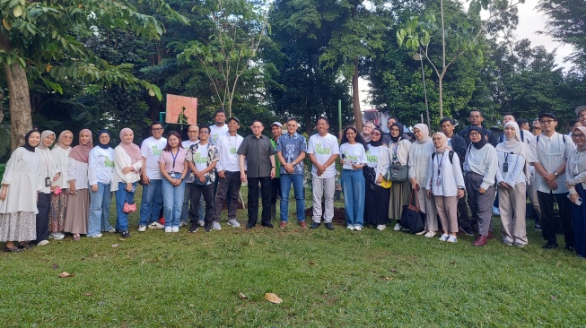 Suara.com merayakan ulang tahun ke-11 di Jakarta, Selasa (11/3/2025). (Suara.com/Lilis)