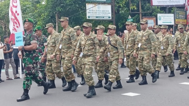 Sejumlah kepala daerah saat mengikuti retret. [Suara.com/Angga Haksoro]