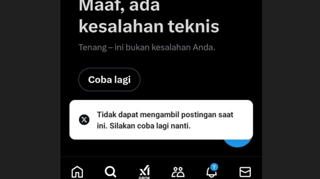 Aplikasi X Sempat Pulih tapi Eror Lagi, Elon Musk Sebut Ada Serangan Siber