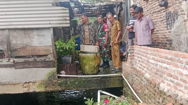 24 Rumah di Atas Sungai Dibongkar Pemkot Bandar Lampung