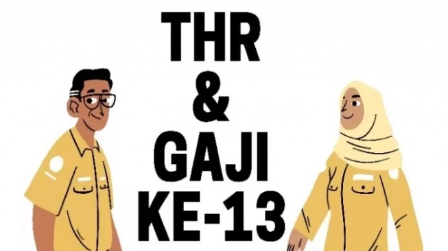 Ilustrasi THR dan Gaji ke-13 ASN. [Ist]