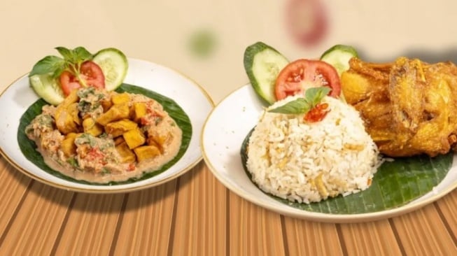 Menu makanan yang ada di resto milik Ashanty, Mak Penyet Bu Darmi. (Instagram)