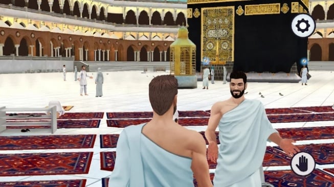 Ilustrasi game atau permainan Muslim 3D. [Play Store]