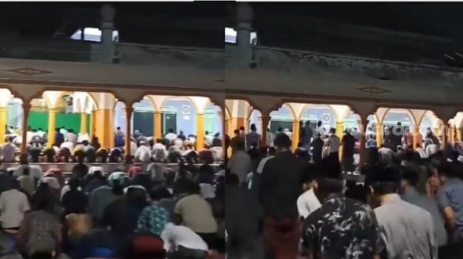 Video Viral Sholat Tarawih Tercepat di Blitar, 5 Menit Sudah Selesai: Emang Sah Yah?