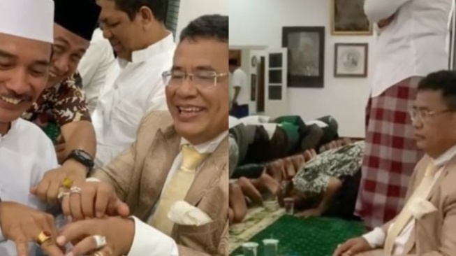 Hotman Paris Hutapea mengunjungi pondok pesantren Lirboyo (Instagram/hotmanparisofficial)