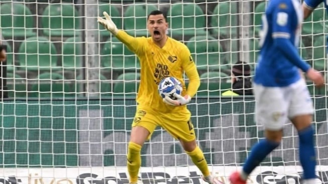 Selain Ole Romeny, pemain debutan di Timnas Indonesia lainnya adalah Emil Audero Mulyadi. Ia baru saja merampungkan proses naturalisasinya pada Senin (10/3) lalu. (Instagram/emil_audero)