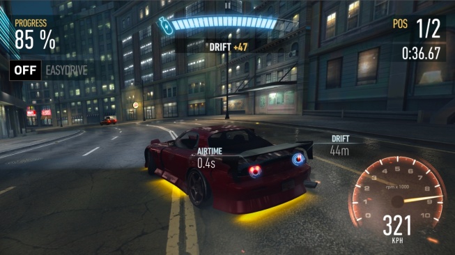 Ilustrasi game Need for Speed: No Limits. [Play Store]