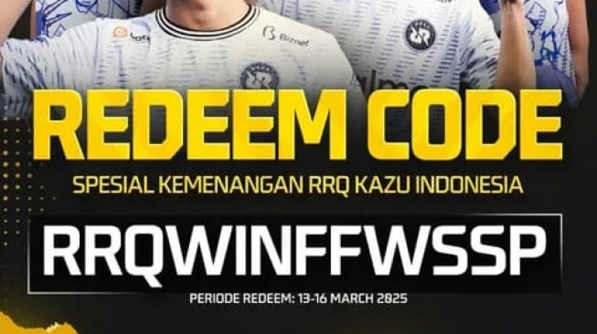 Kode Redeem Free Fire 13 Maret 2025 Spesial RRQ dan Ramadan, Dapat Katana Gratis