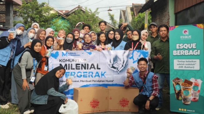 Komunitas Milenial Bergerak Sukses Gelar Aksi Sosial BERMANJA di Yogyakarta