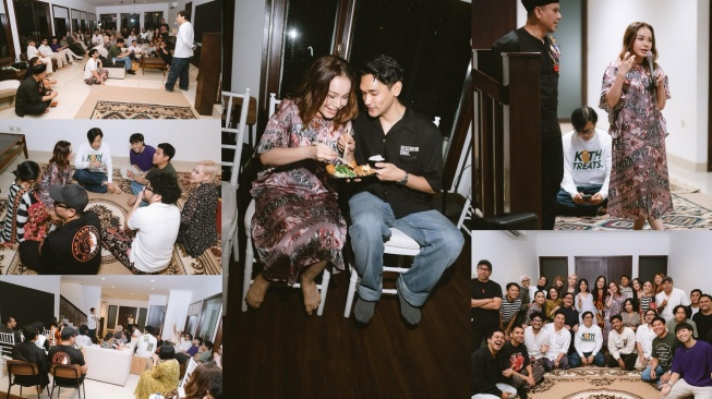 Buka puasa bersama Rossa makan sepiring dengan Afgan (Instagram)