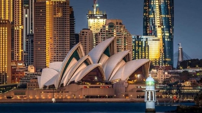 Gedung Sydney Opera House di Australia. (Twitter)