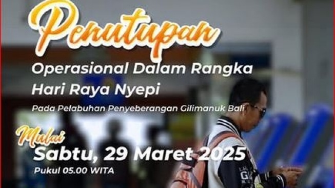 Jadwal Penutupan Pelabuhan Sebelum Nyepi di Bali, Dishub Sarankan Waktu Mudik Paling Ideal