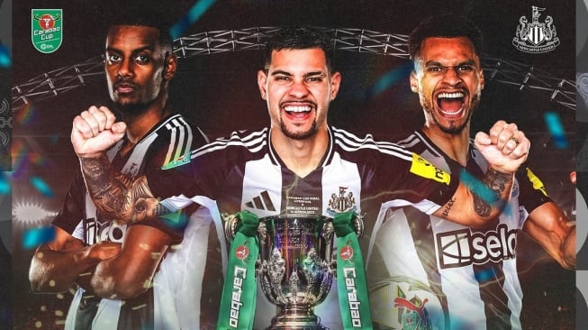 Newcastle United Juara Carabao Cup usai Hajar Liverpool