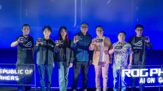 Peluncuran Asus ROG Phone 9 Series di Jakarta, Selasa (18/3/2025). [Suara.com/Dythia]