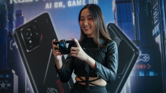 Peluncuran Asus ROG Phone 9 Series di Jakarta, Selasa (18/3/2025). [Suara.com/Dythia]