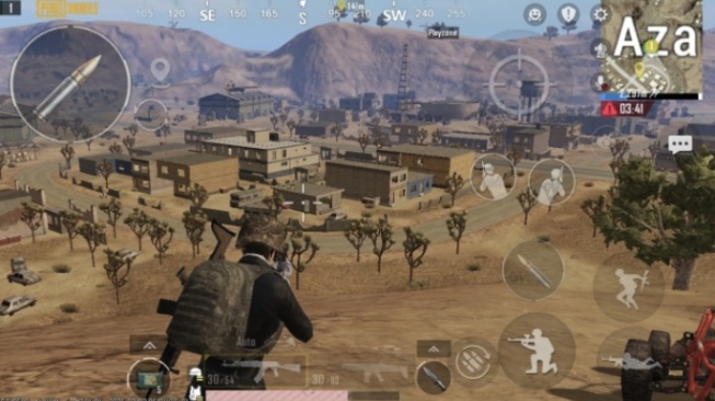 Ilustrasi PUBG Mobile di map Miramar. [Level Infinite Indonesia]