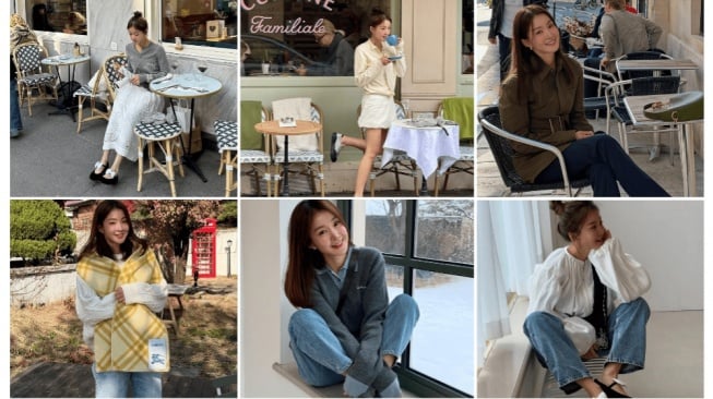 6 Ide Outfit Nongkrong di Kafe ala Lee Si-young, Kasual dan Stylish!