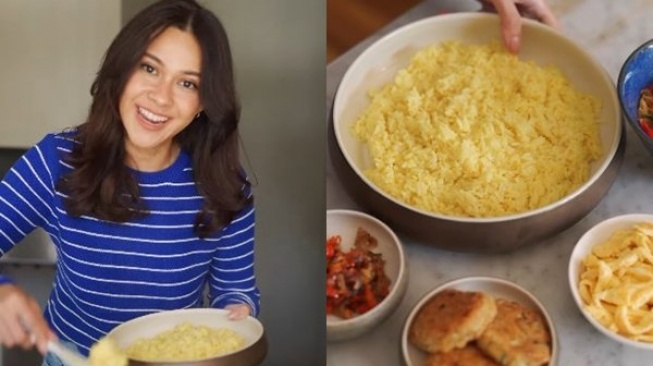 Resep Nasi Kuning Pulen dan Wangi ala Nana Mirdad: Simple buat Buka Puasa