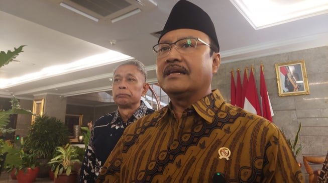 Menteri Sosial Saifullah Yusuf (Gus Ipul). [Suara.com/Lilis Varwati]