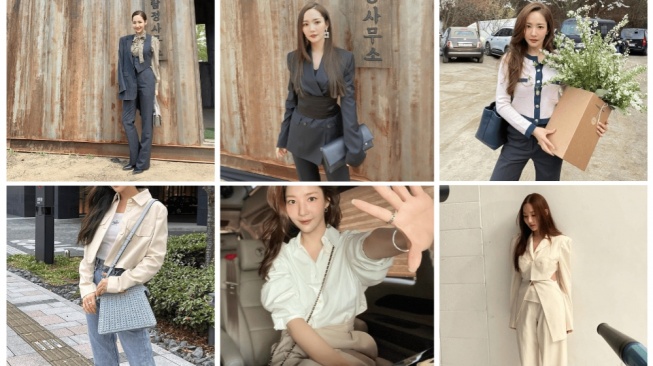 6 Inspirasi Office Look ala Park Min Young, Classy dan Stylish!