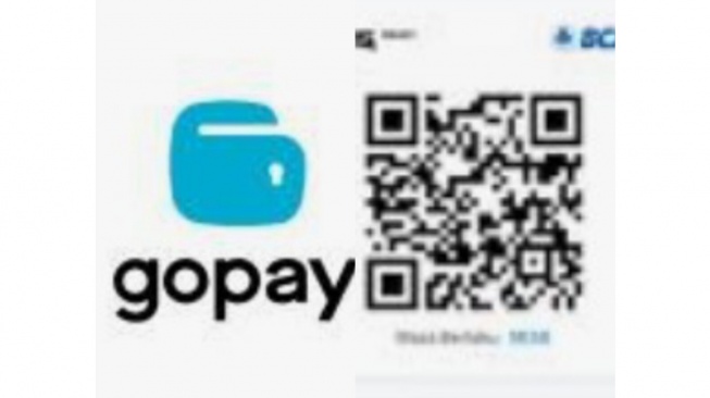 Cara isi top up gopay lewat qris BCA