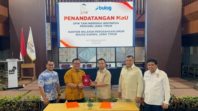 Tani Merdeka Gandeng Bulog Jatim Demi Wujudkan Kesejahteraan Petani