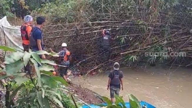 Lansia di Serang Diduga Terseret Arus Sungai Cigeplak